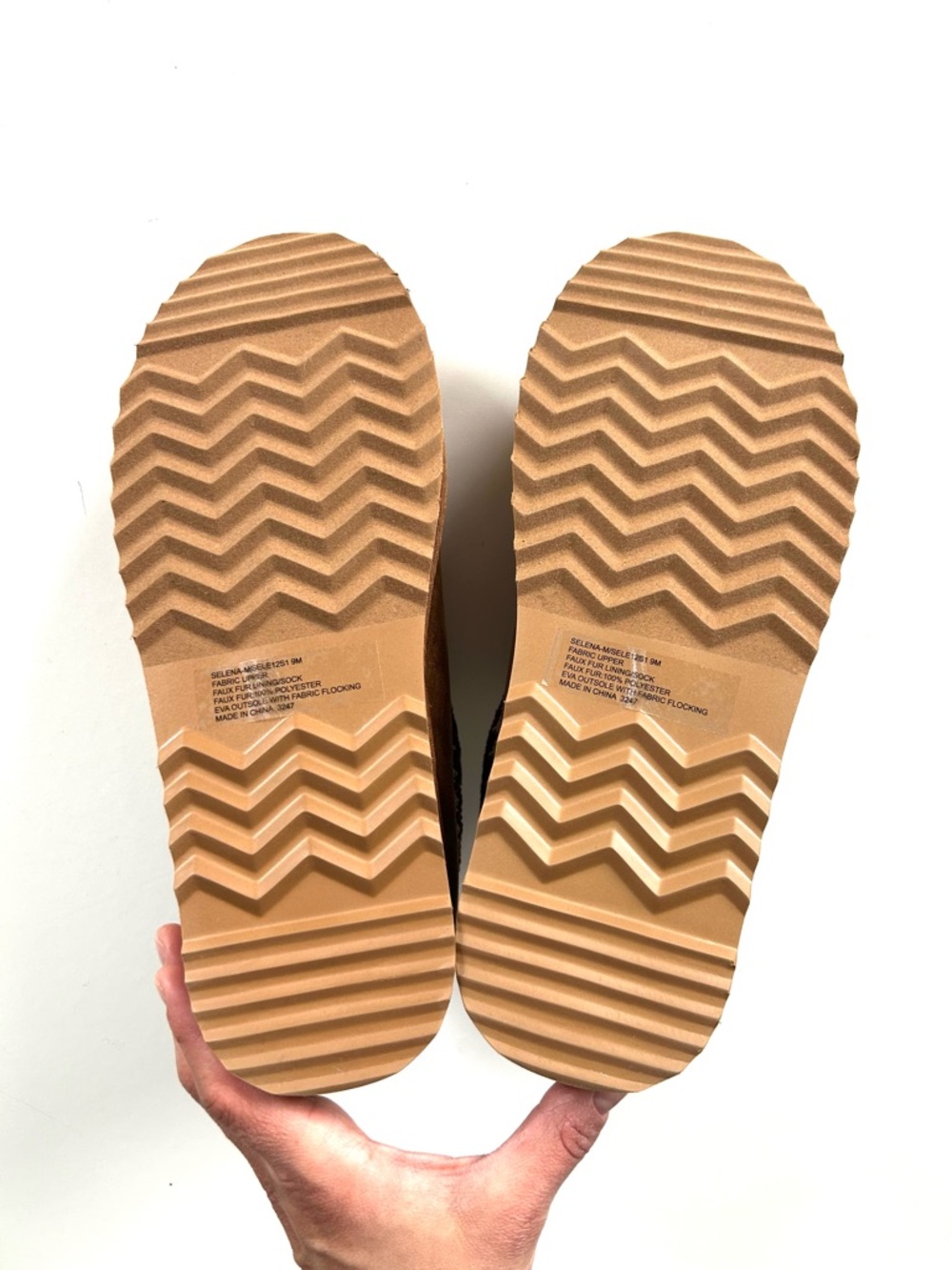 Steve Madden Selena Brown Chestnut Suede Faux Fur Lined Slip-On Mule Slippers - Picture 7 of 10